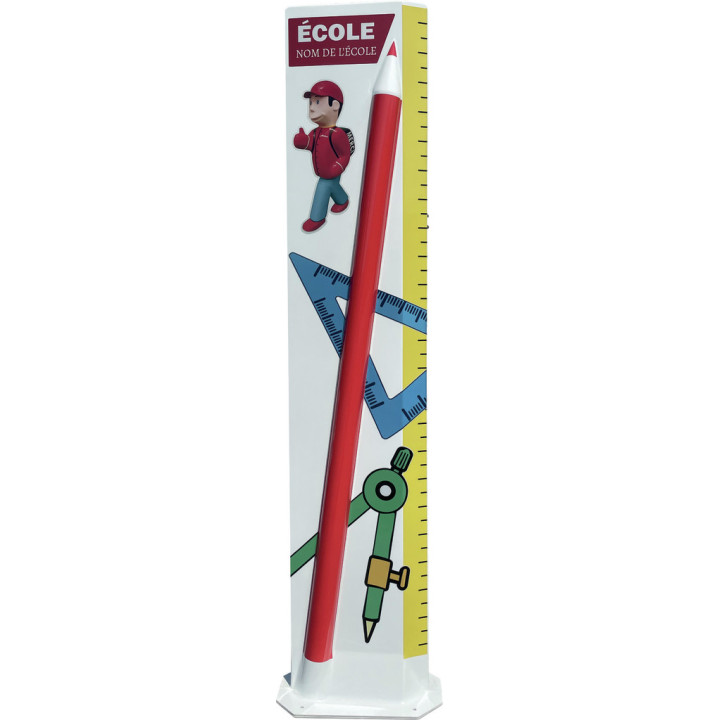 Totem règle double face