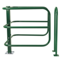 Barrière sélective acier accès PMR