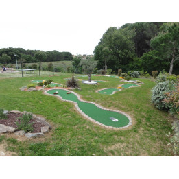 Parcours mini golf Bubble