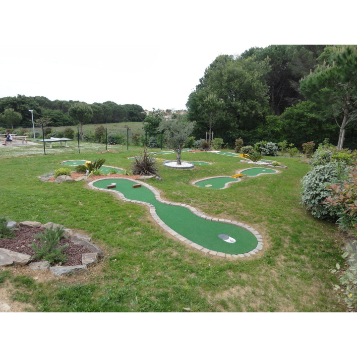 Parcours mini golf Bubble