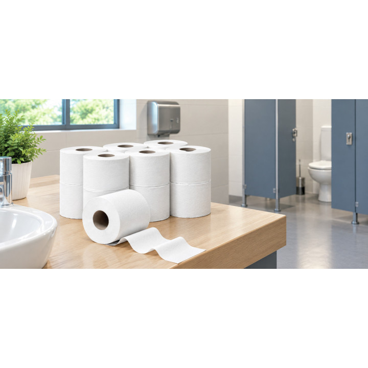 Papier toilette en rouleau professionnel